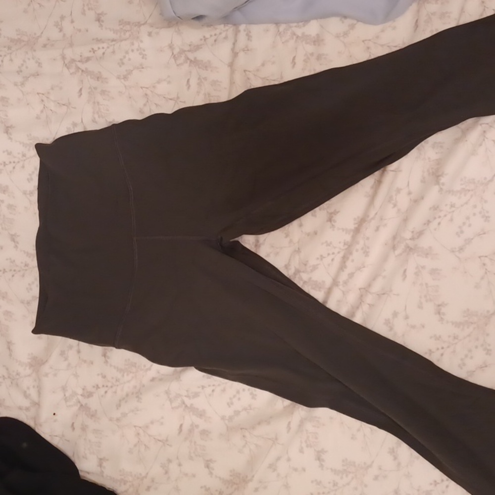 Lululemon grey mini flared leggings